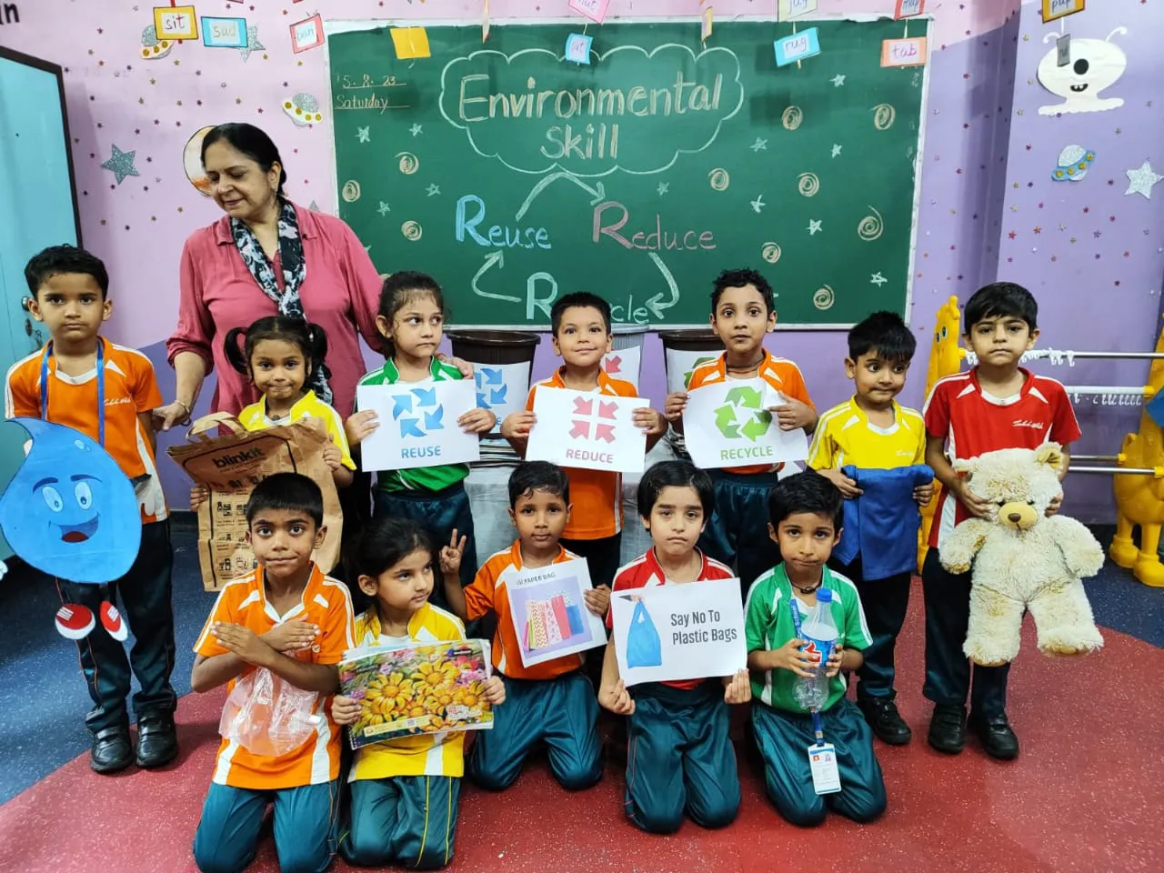 Environmental skills students The Taksh Shila School Faridabad sustainability education