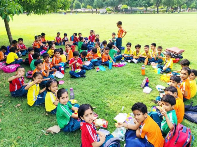 Eco club environment students The Taksh Shila School Faridabad sustainability