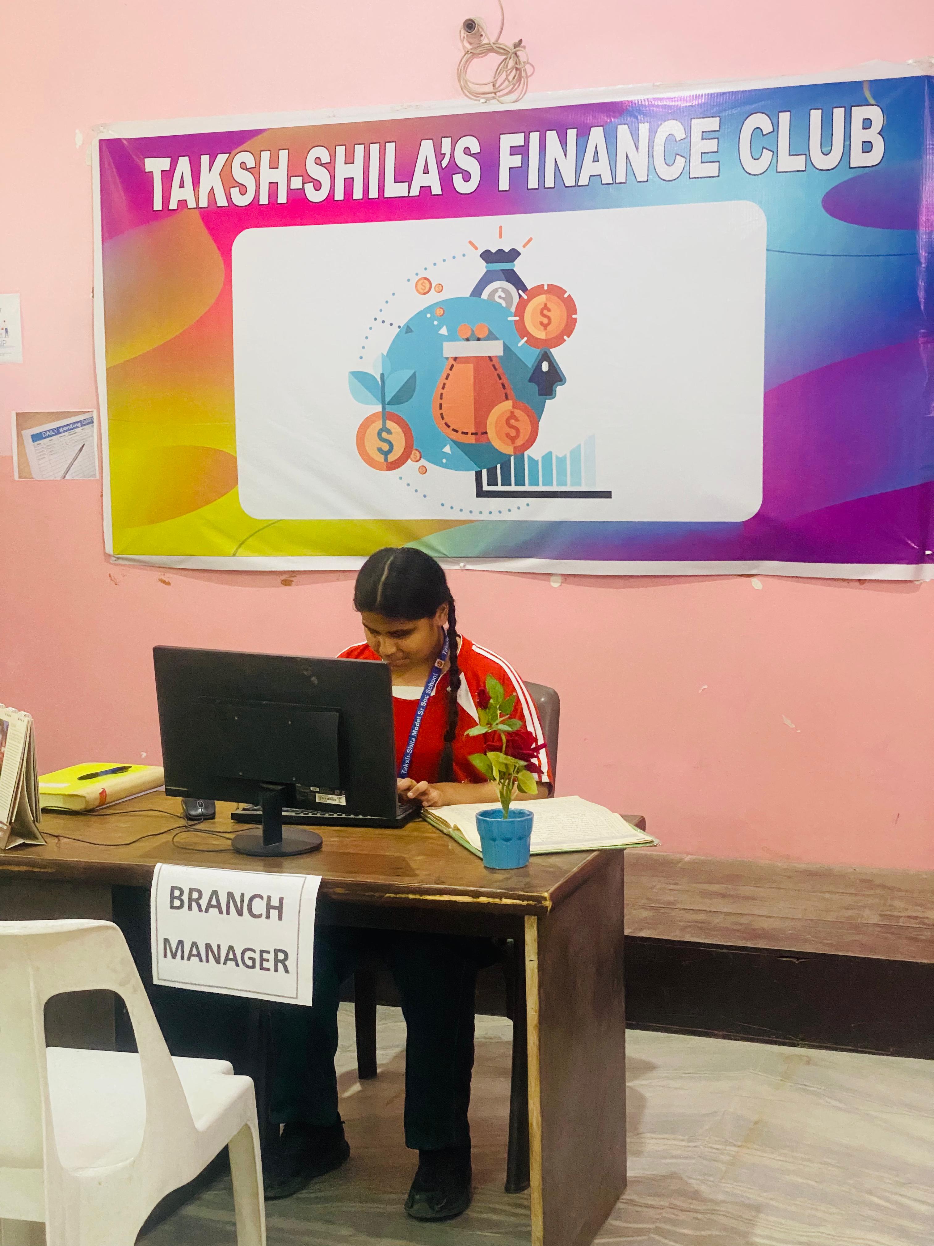 Finance club students The Taksh Shila School Faridabad money management entrepreneurship