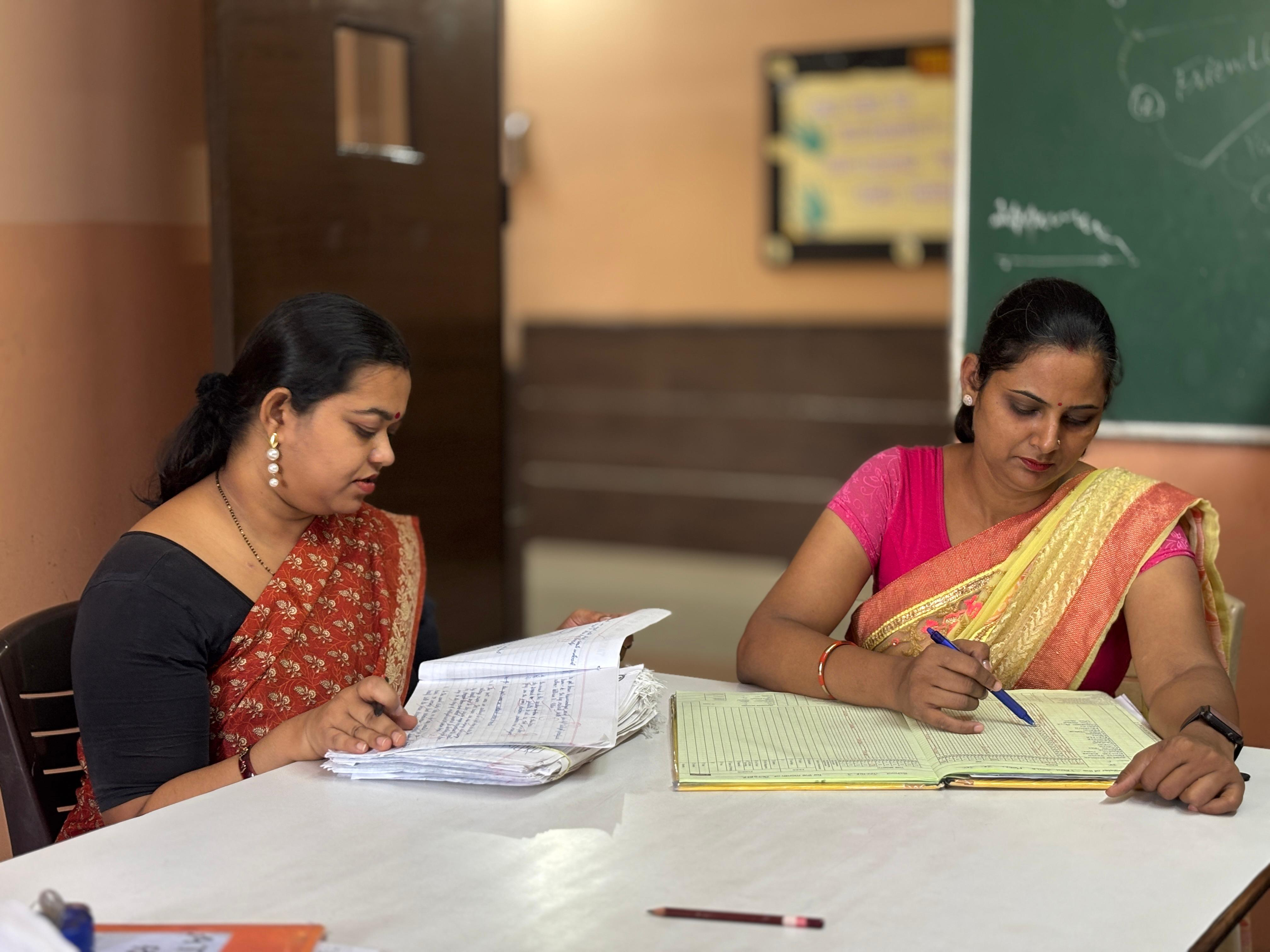 Dedicated teachers at The Taksh Shila School Faridabad CBSE faculty