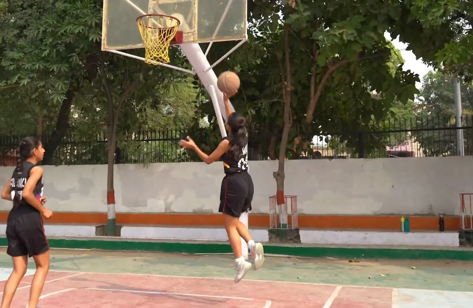 Basketball court The Taksh Shila School Faridabad campus sports facility
