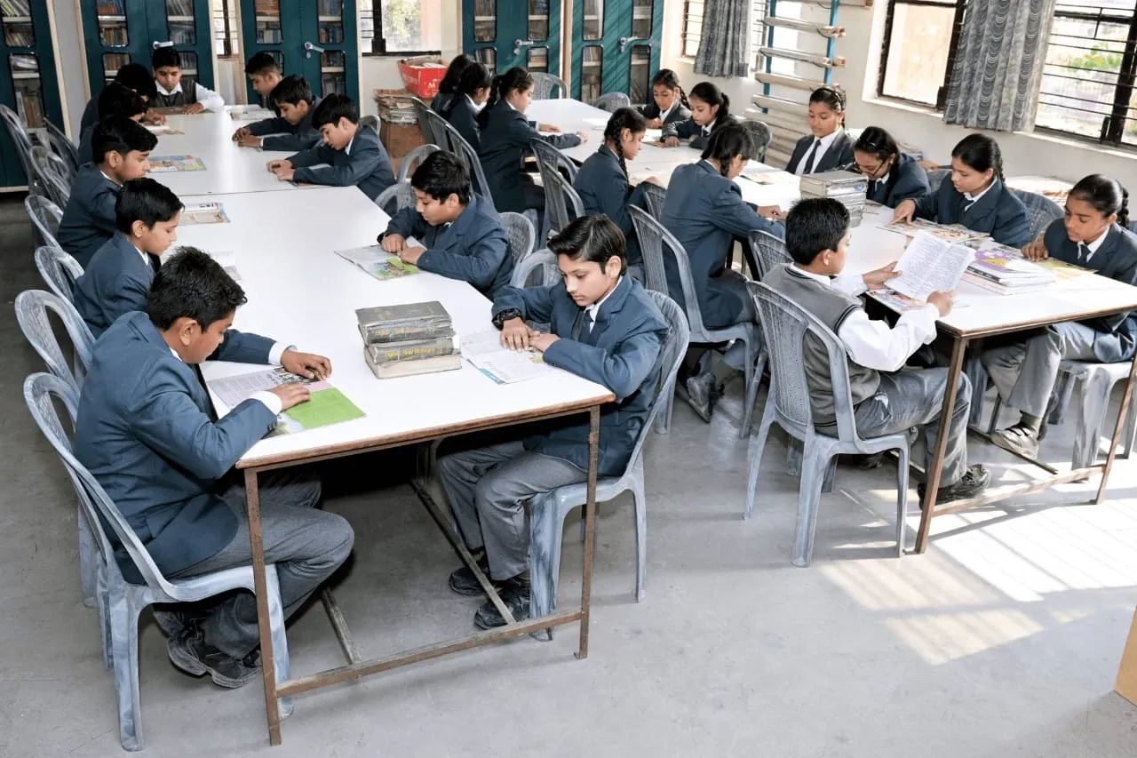 School library The Taksh Shila School Faridabad digitised reading resources