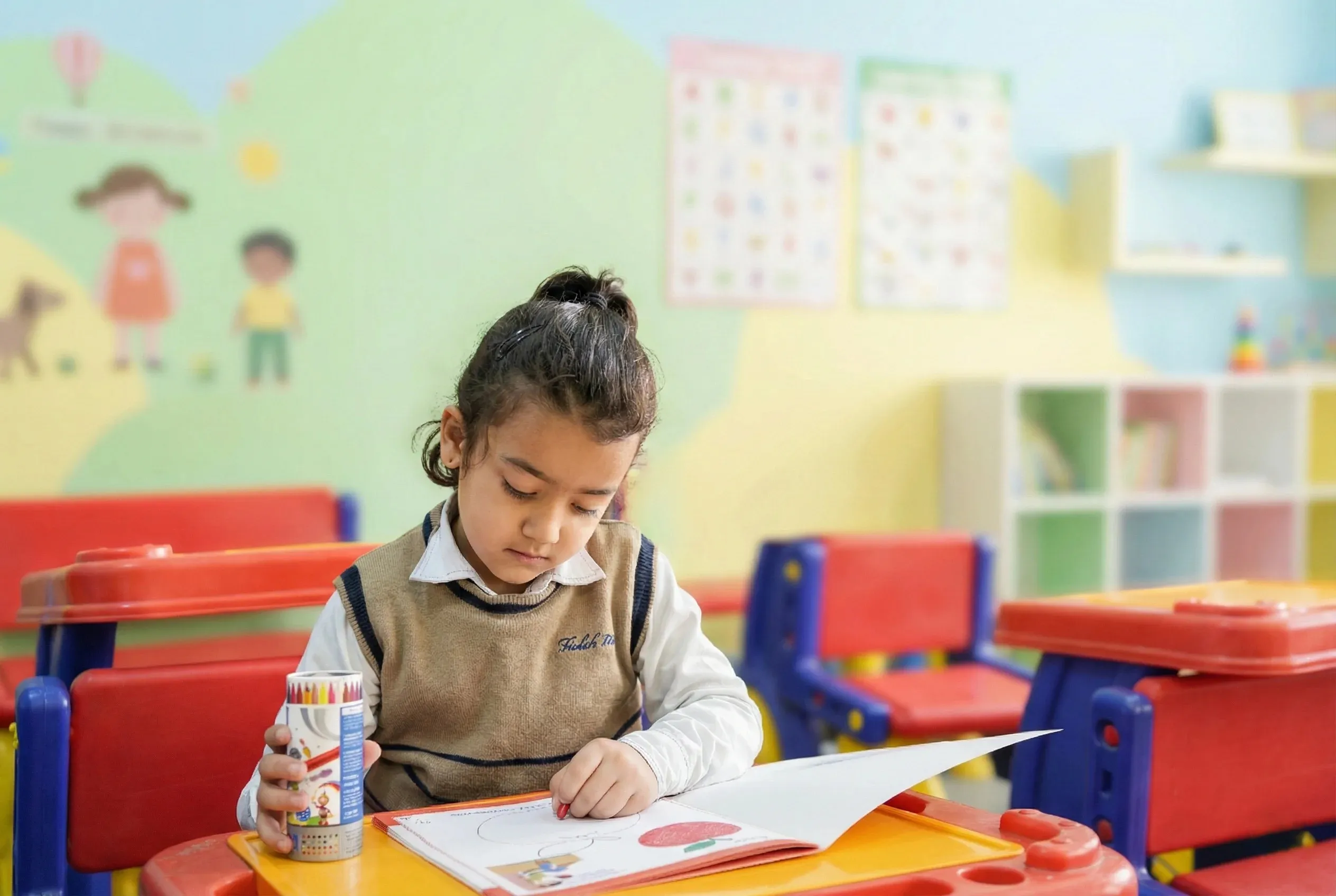 Pre-Nursery play school toddler classroom Taksh Shila School Faridabad